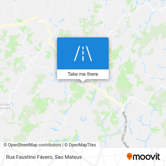 Rua Faustino Fávero map
