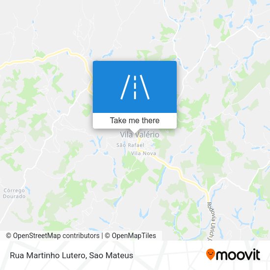 Rua Martinho Lutero map