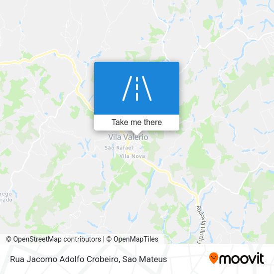 Rua Jacomo Adolfo Crobeiro map