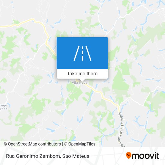 Rua Geronimo Zambom map