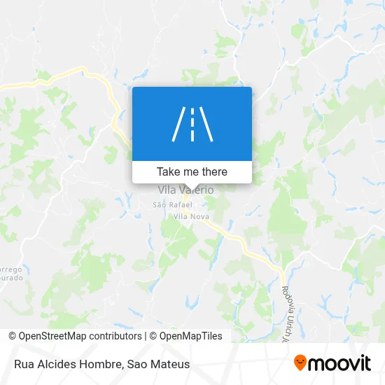 Rua Alcides Hombre map