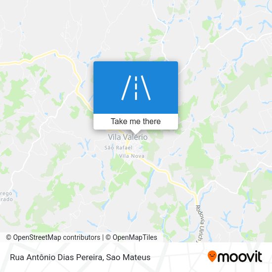 Rua Antônio Dias Pereira map