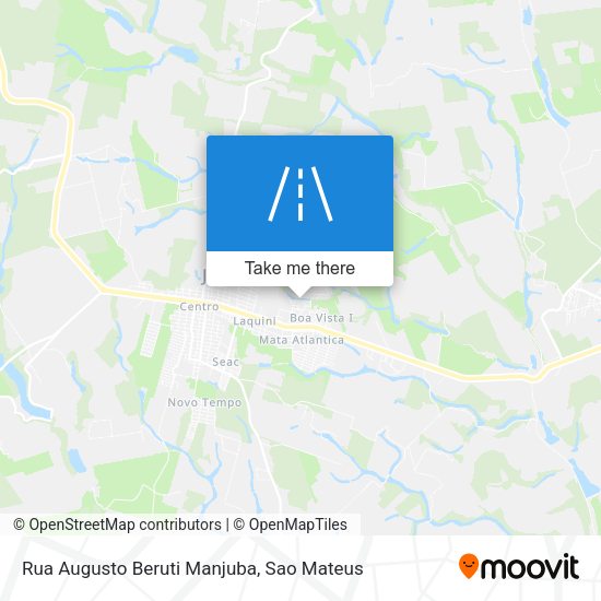 Rua Augusto Beruti Manjuba map