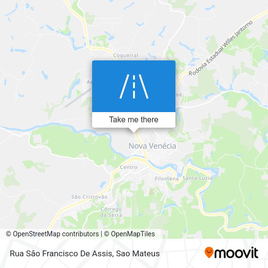 Rua São Francisco De Assis map