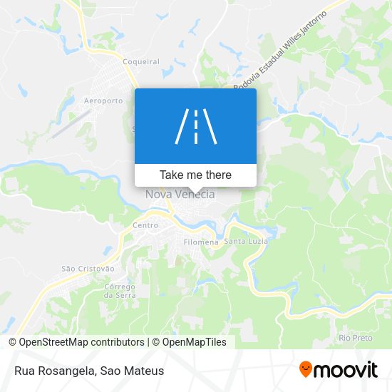 Rua Rosangela map