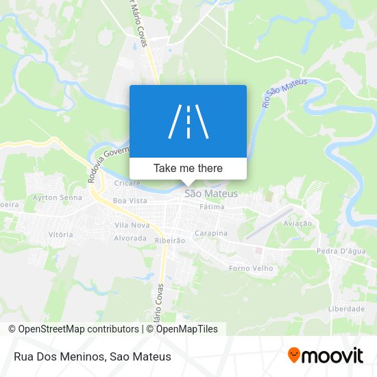 Rua Dos Meninos map