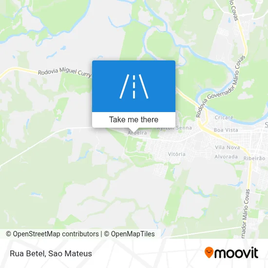 Rua Betel map
