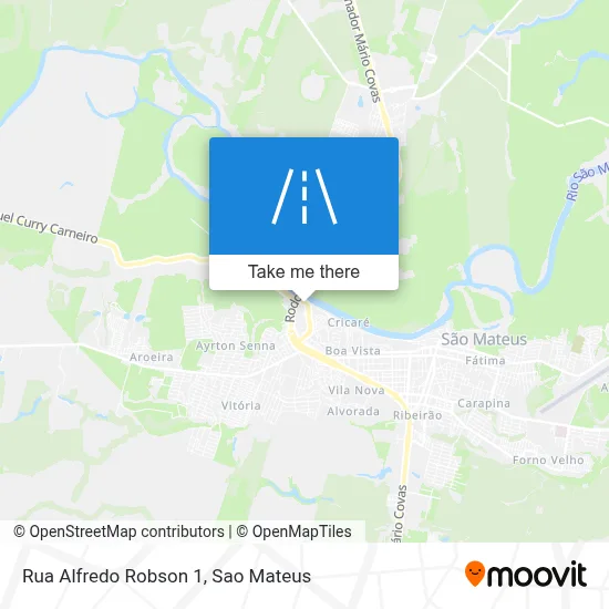 Rua Alfredo Robson 1 map