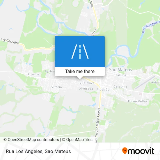 Rua Los Angeles map