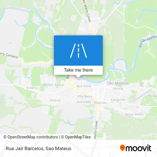 Rua Jair Barcelos map
