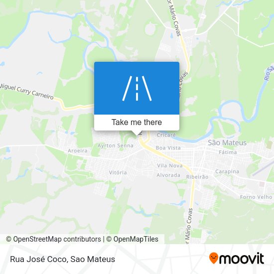 Rua José Coco map