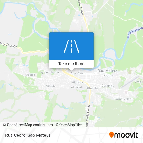 Rua Cedro map