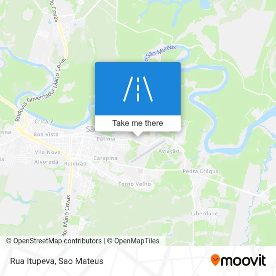 Rua Itupeva map