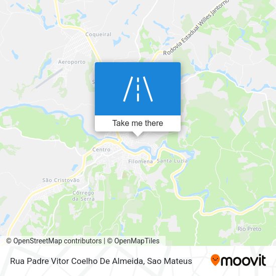 Rua Padre Vitor Coelho De Almeida map