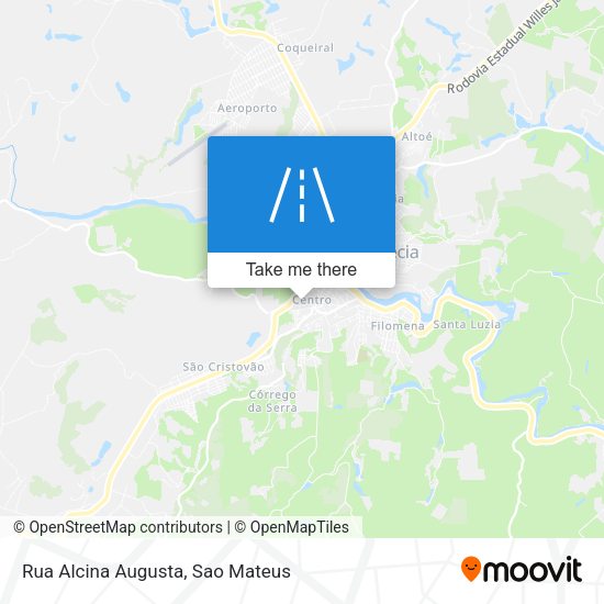 Rua Alcina Augusta map