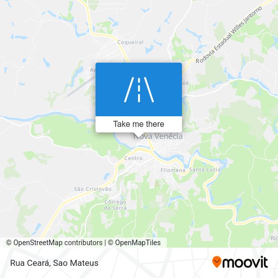 Rua Ceará map