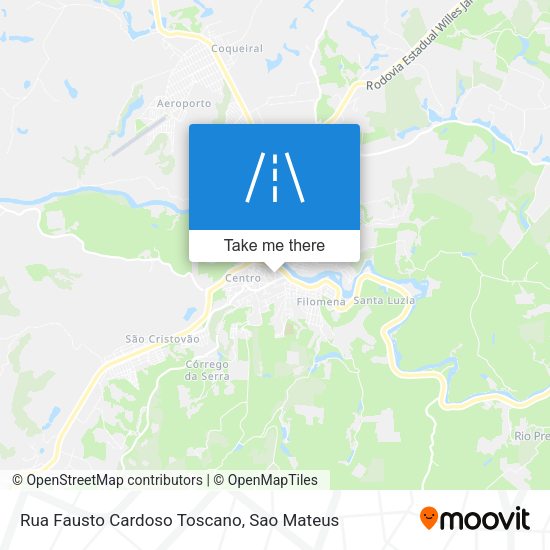 Rua Fausto Cardoso Toscano map