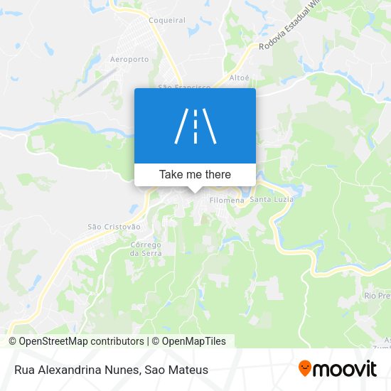 Rua Alexandrina Nunes map