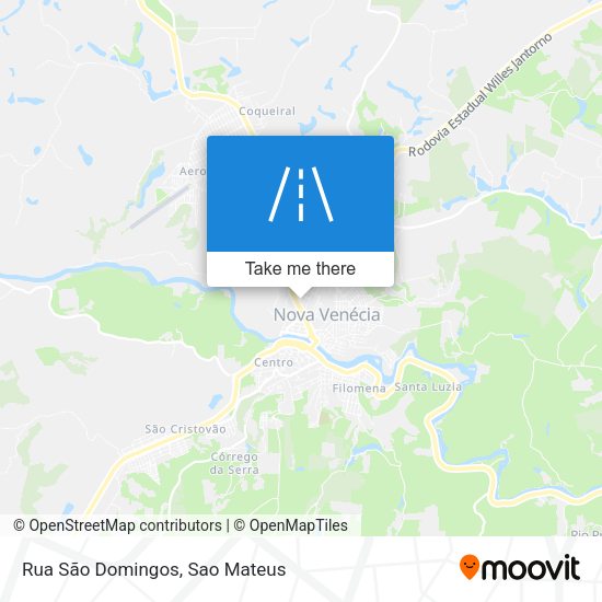 Rua São Domingos map