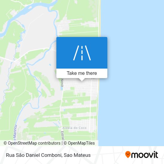 Rua São Daniel Comboni map