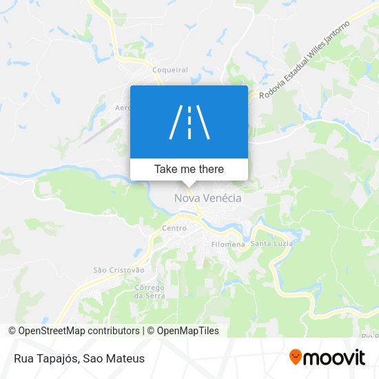 Rua Tapajós map