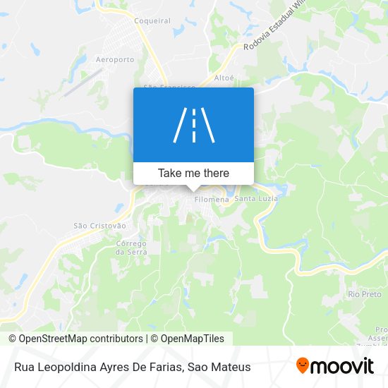 Rua Leopoldina Ayres De Farias map