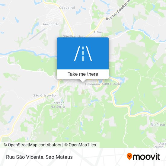 Rua São Vicente map