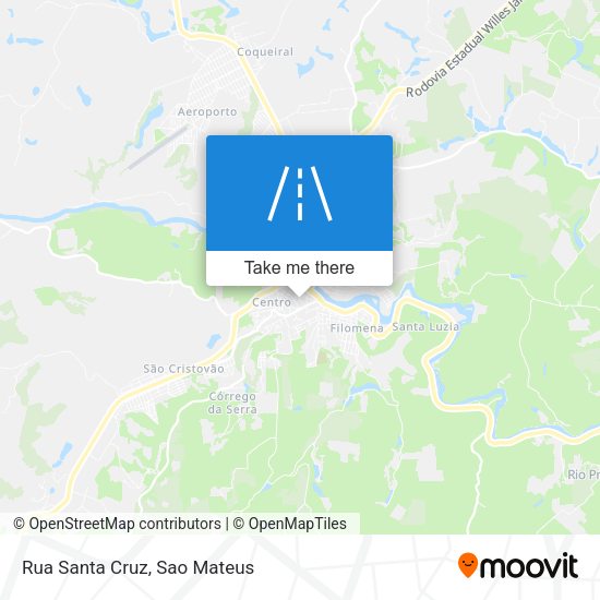 Rua Santa Cruz map