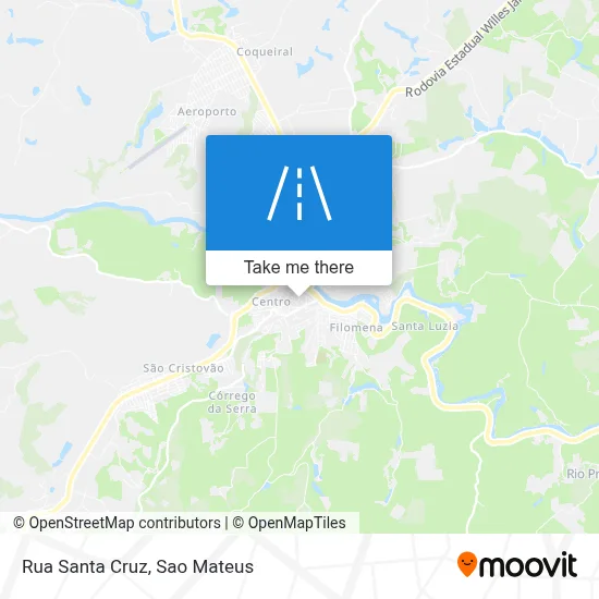 Rua Santa Cruz map