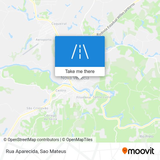 Rua Aparecida map