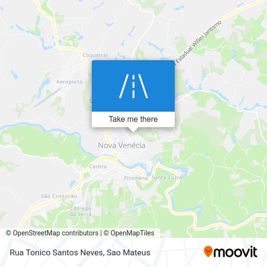 Rua Tonico Santos Neves map