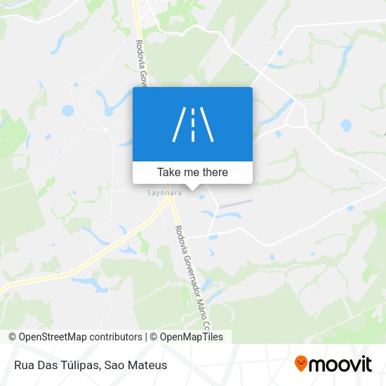 Rua Das Túlipas map