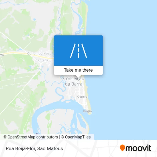Rua Beija-Flor map