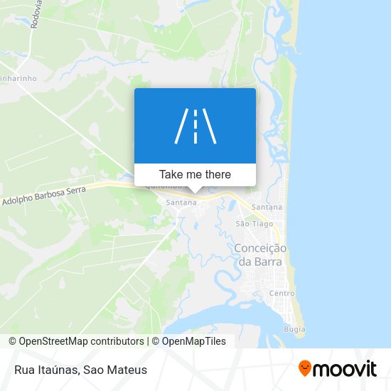 Rua Itaúnas map