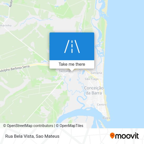 Rua Bela Vista map