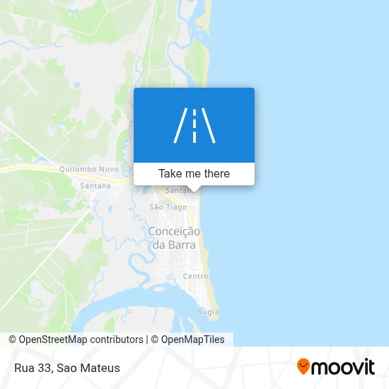 Rua 33 map