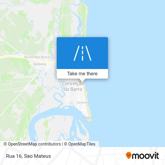 Rua 16 map