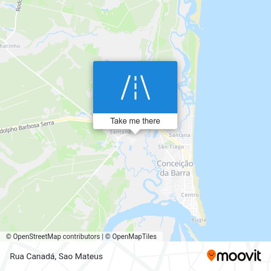 Rua Canadá map