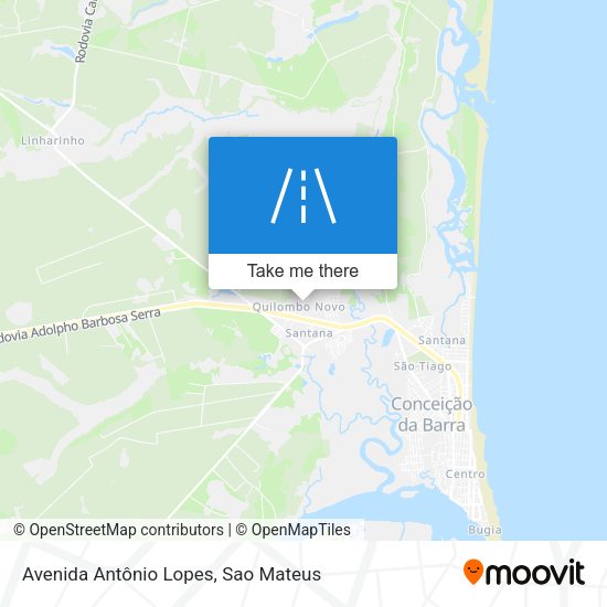 Avenida Antônio Lopes map