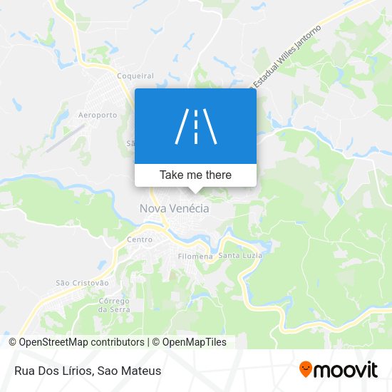 Rua Dos Lírios map