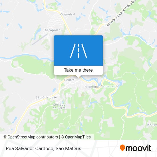 Rua Salvador Cardoso map