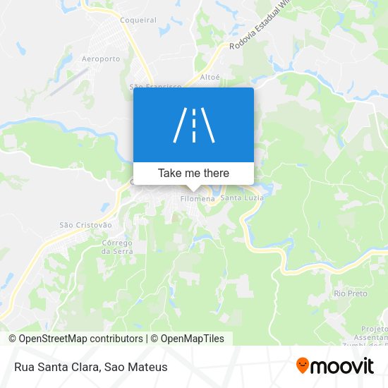 Rua Santa Clara map