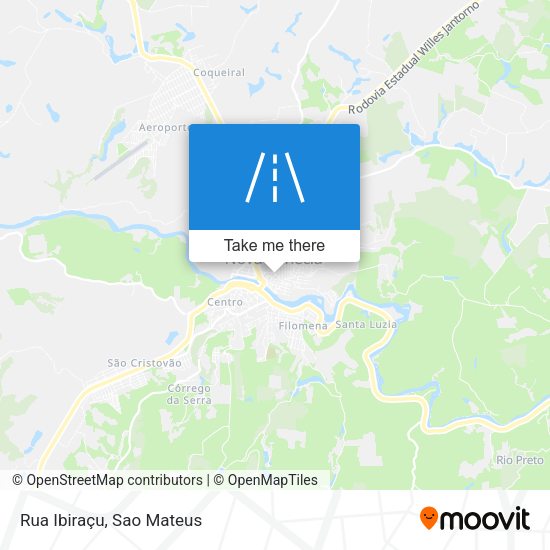 Rua Ibiraçu map