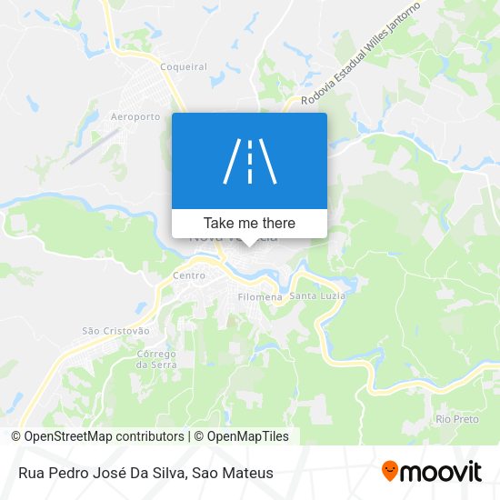 Rua Pedro José Da Silva map