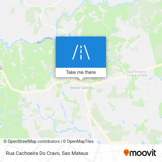 Rua Cachoeira Do Cravo map