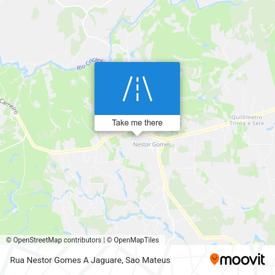 Rua Nestor Gomes A Jaguare map
