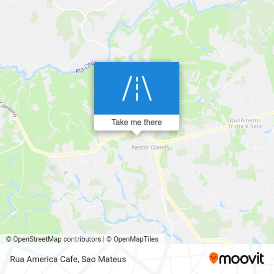 Rua America Cafe map