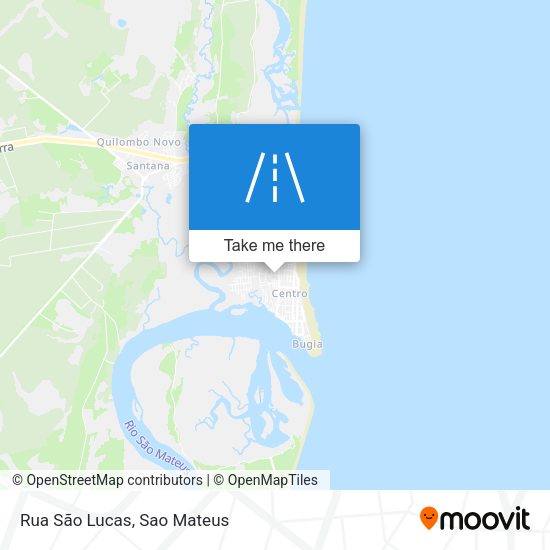 Rua São Lucas map