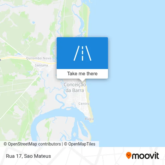Rua 17 map