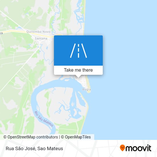 Rua São José map